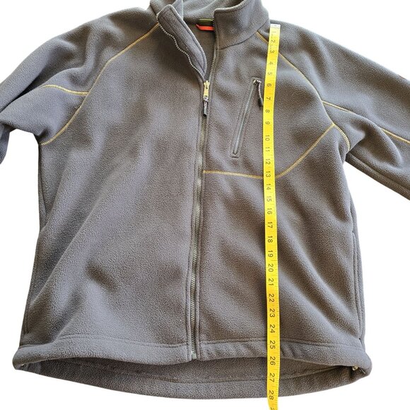Timberland Mens Fleece Jacket XL Full-Zip Gray Polyester - Picture 9 of 10